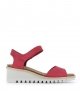 sandales bright 16070 rouge