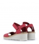 sandals bright 16070 red