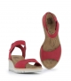 sandals bright 16070 red