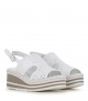 platform sandals padova 104352 milk