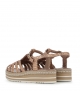 sandals milan 10268 rame rose gold