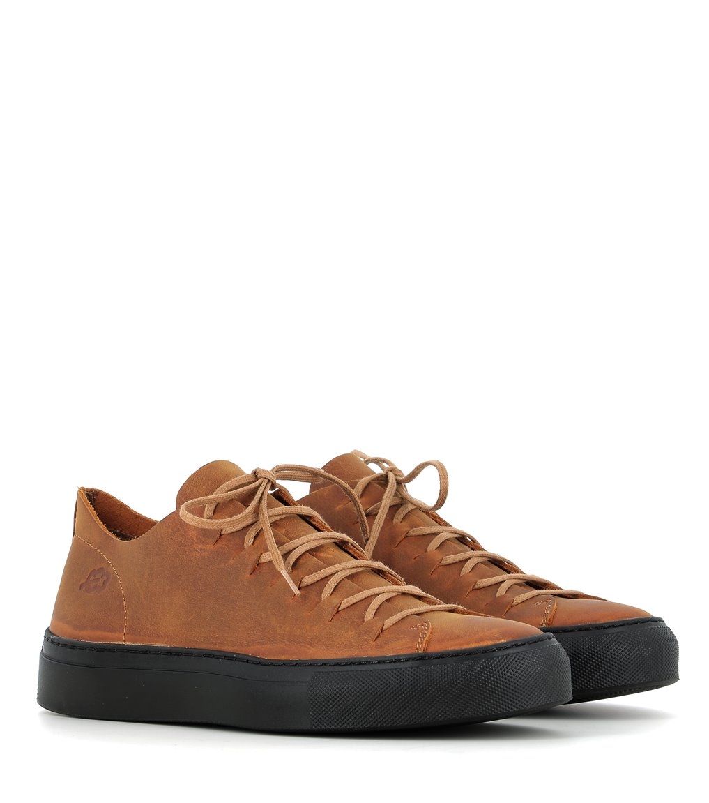 Women sneakers Loints of Holland Zelen Zelo 87300 sunflower leather