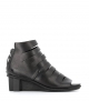 botines palisade f negro