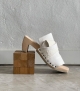 sandalias de madera plant f blanco