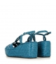 wedge sandals ankara 10280 turquoise