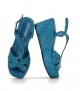 sandales compensées ankara 10280 turquoise royal