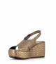 sandalias cuña ankara 10281 oassi bronce