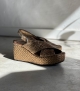 sandalias cuña ankara 10281 oassi bronce