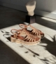 sandals milan 10268 rame rose gold