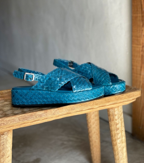sandales forli 9806 turquoise royal