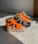 sandalias 3444 arancio naranja