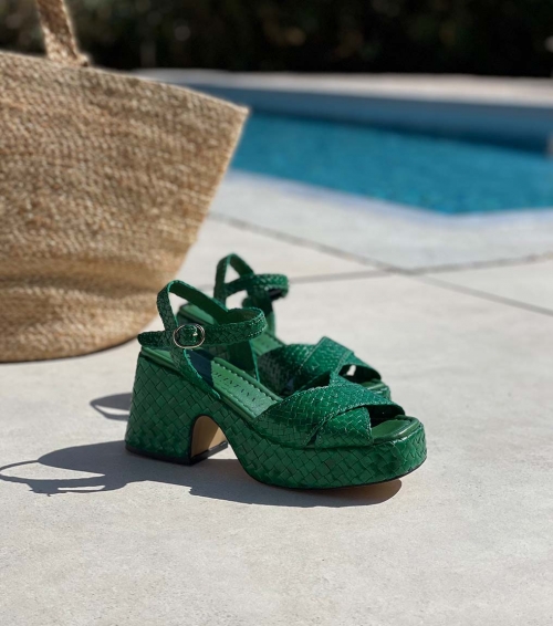 sandals guinea 10414 green...