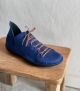 flat shoes natural 68066 cobalt blue