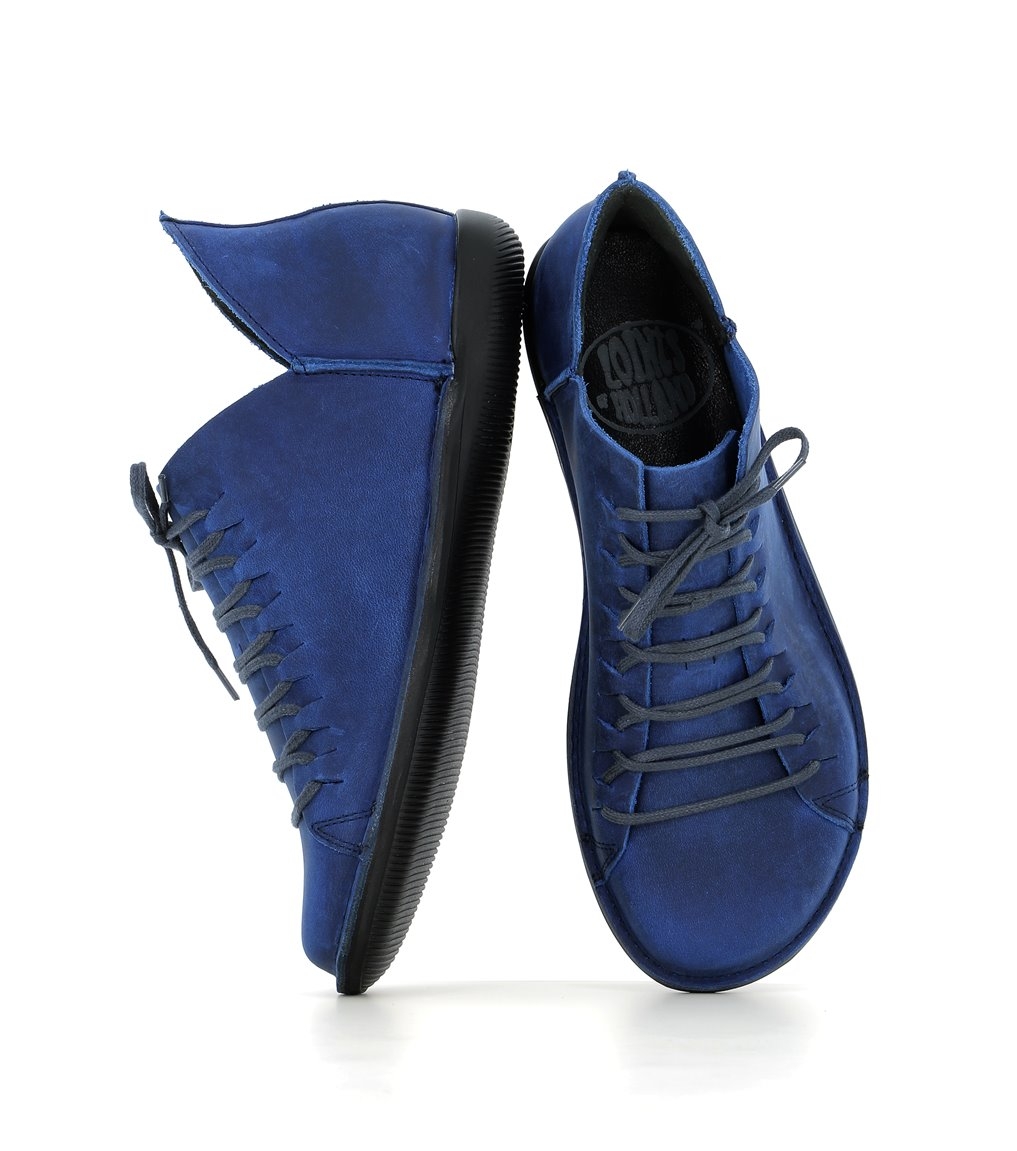 AGATHE BLEU - Chaussures de confort à lacets Le chic urbain pour