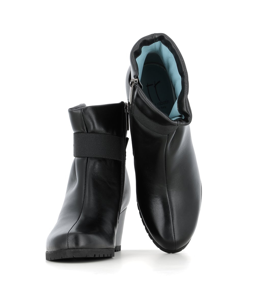 Women s ankle boots Thierry Rabotin Taung black soft leather