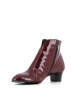 ankle boots edie burgundy shine