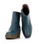 wedge ankle boots claudia 10182 petroleo blue