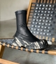 sock boots 4140 stretch nero marble