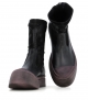 bottines 4182 stretch nero bordeaux