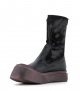 bottines 4182 stretch nero bordeaux