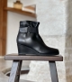 wedge ankle boots taung black