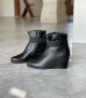 wedge ankle boots taung black