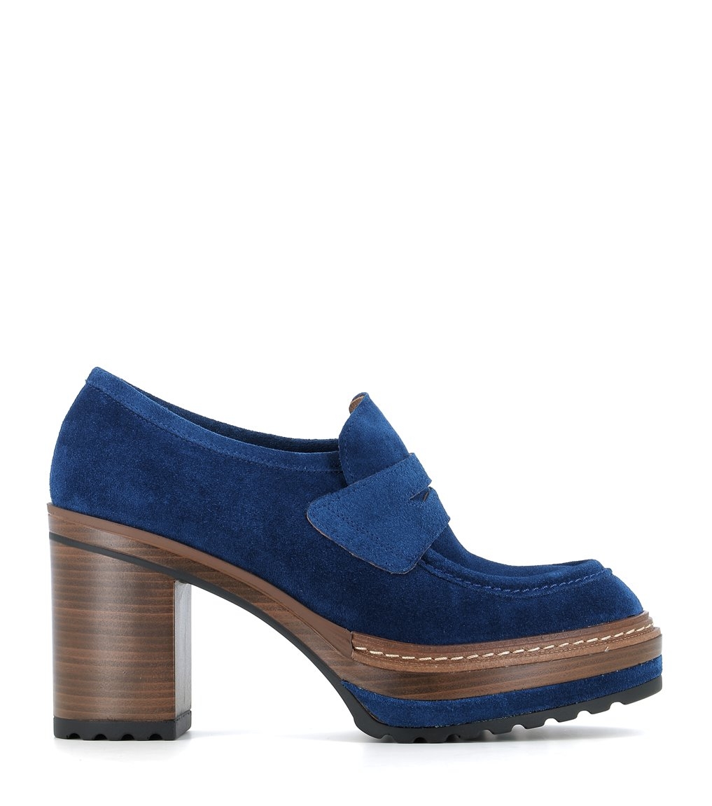 Women Class Mocassins / chaussures bateau Femme Bleu Bleu