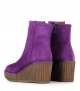 boots compensées claudia 10182 violet