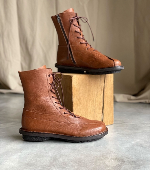 bottines flicker f brown camel