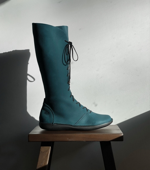 bottes natural 68742 turquoise