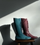 bottes natural 68742 turquoise