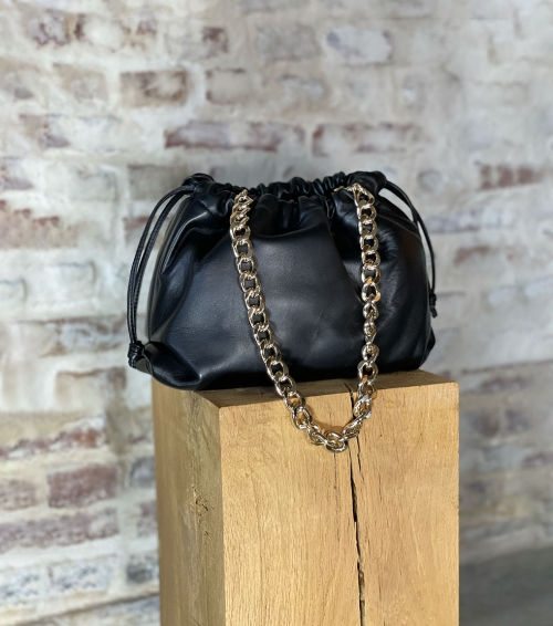bolso piuma napa v115-7 negro