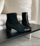 botines 38468 negro verde