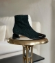 botines 38468 negro verde