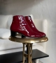 ankle boots edie burgundy shine