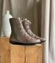 lace-up boots natural 68945 beige