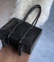 tote bag wood-bag b black