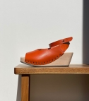 sandalias de madera orinoco f naranja