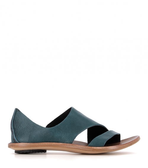 sandals lockdown teal blue