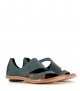 sandals lockdown teal blue