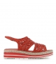 sandales milan 9786 mandarina rouge