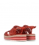 sandalias milan 9786 mandarina rojo