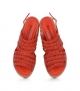 sandalias milan 9786 mandarina rojo