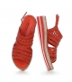 sandales milan 9786 mandarina rouge