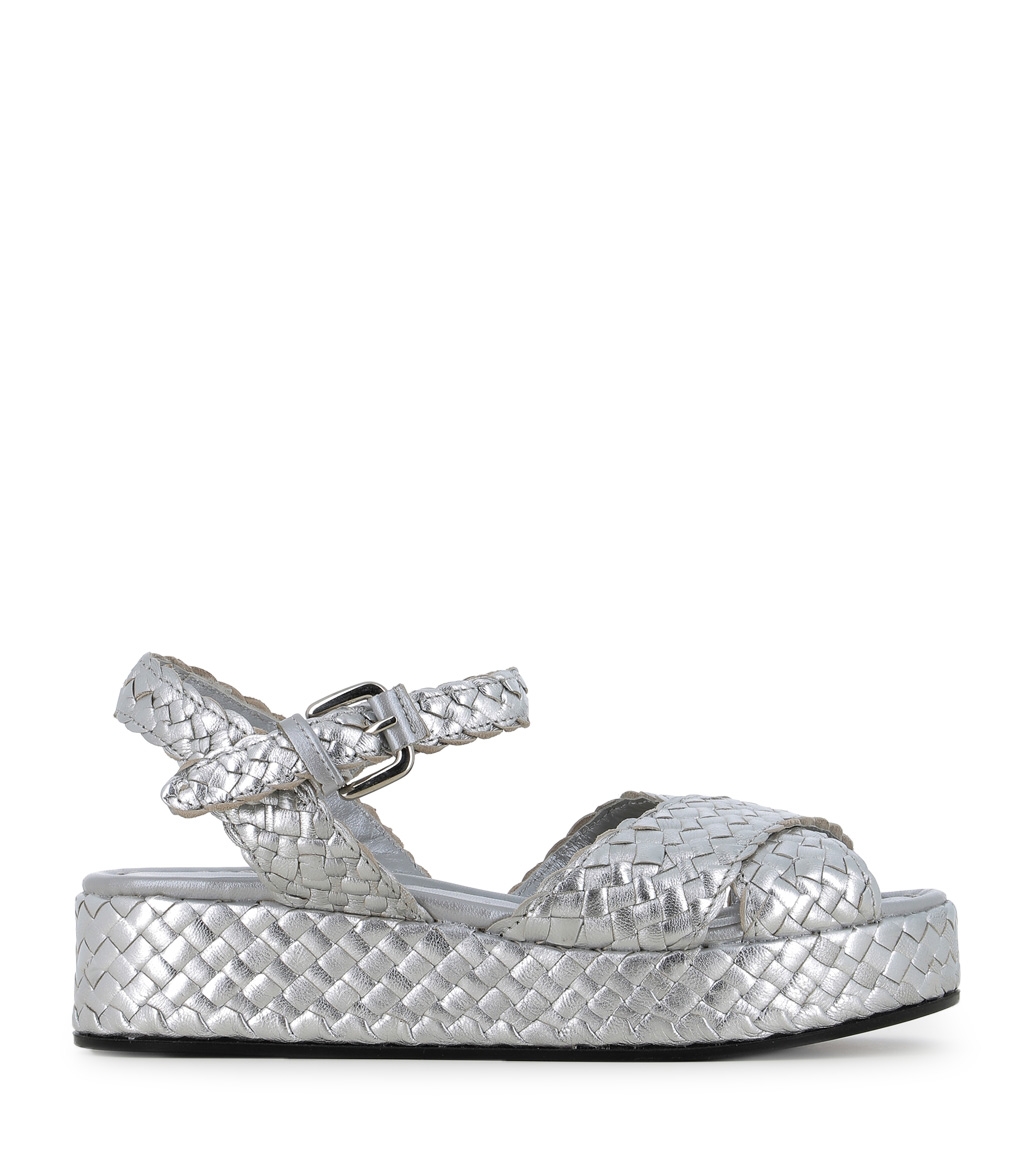 Aargent Enterprises Aargent Sandal Girls Gold Basket Weave Summer