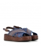 sandals forli 10732 caoba brown