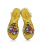 sandales milan 9785 lemon fleurs