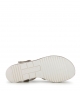 sandalias milan 10714 platino dorado