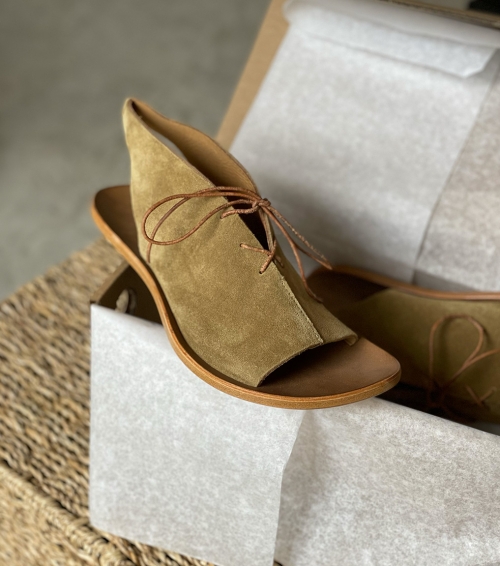 sandalias farmyard beige oliva