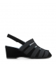 sandales compensees caletta noir